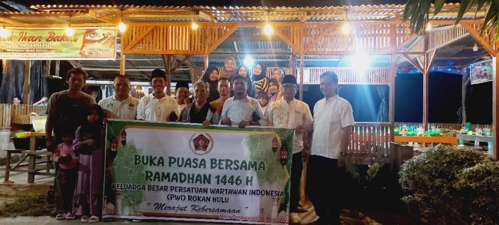 PWI Rohul Gelar Buka Puasa Bersama, Pererat Kebersamaan di Bulan Ramadan