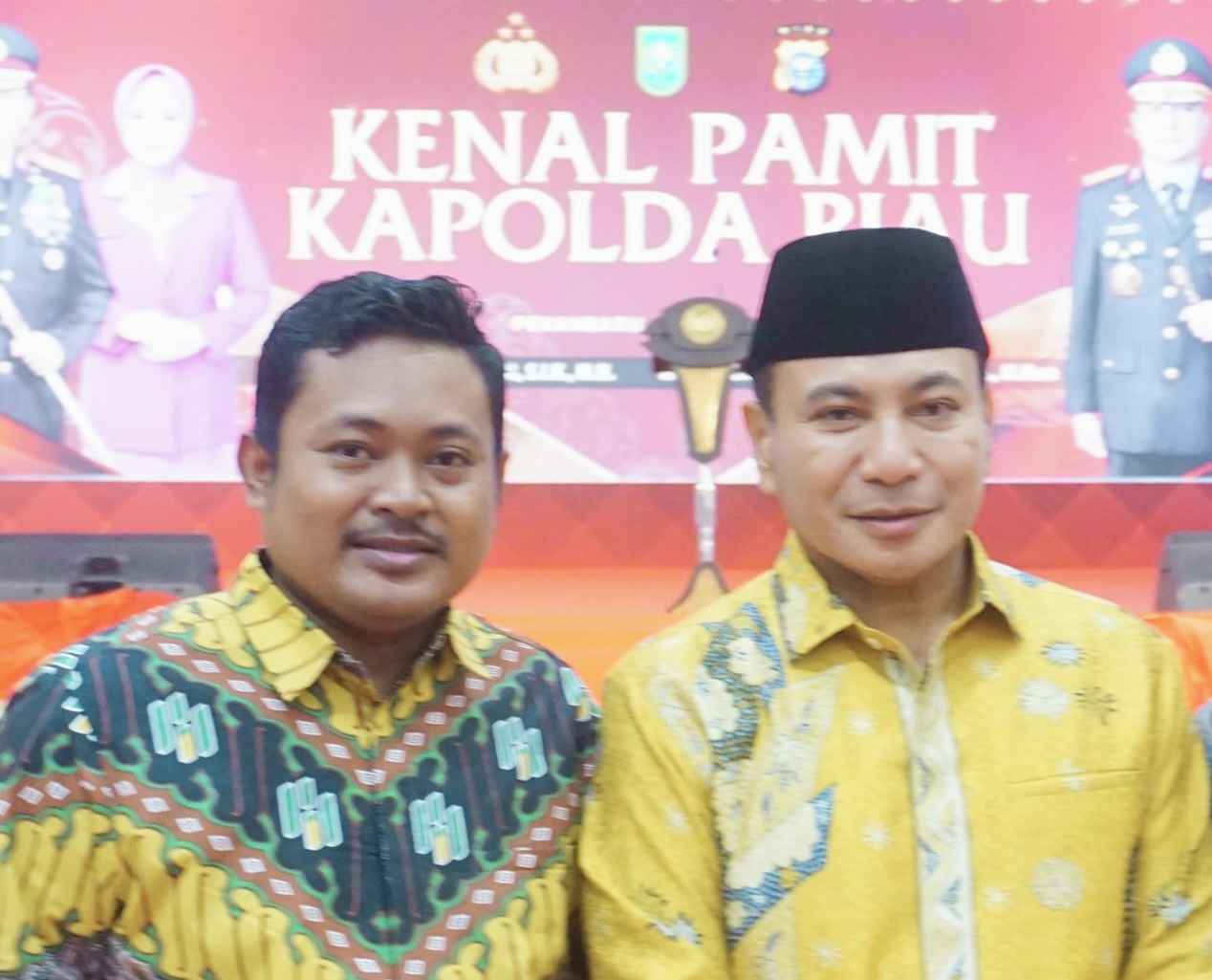 Hadiri Kenal Pamit Kapolda Riau, Ketua BPW HIPKA Riau Siap Sinergi di Lini Usaha dan Keamanan Daerah