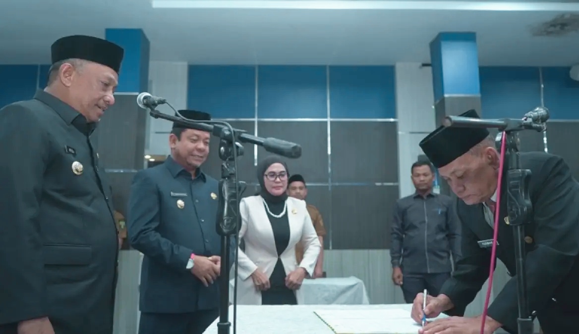 Bupati Anton Lantik Yusmar Jadi PJ Sekda Rohul